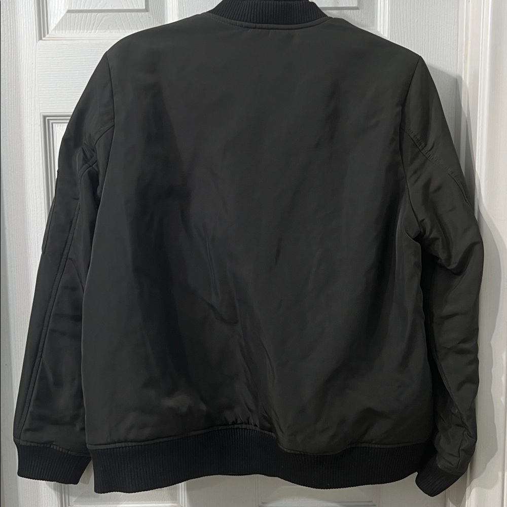 Olivia Grey Bomber Jacket - Picture 2 of 3